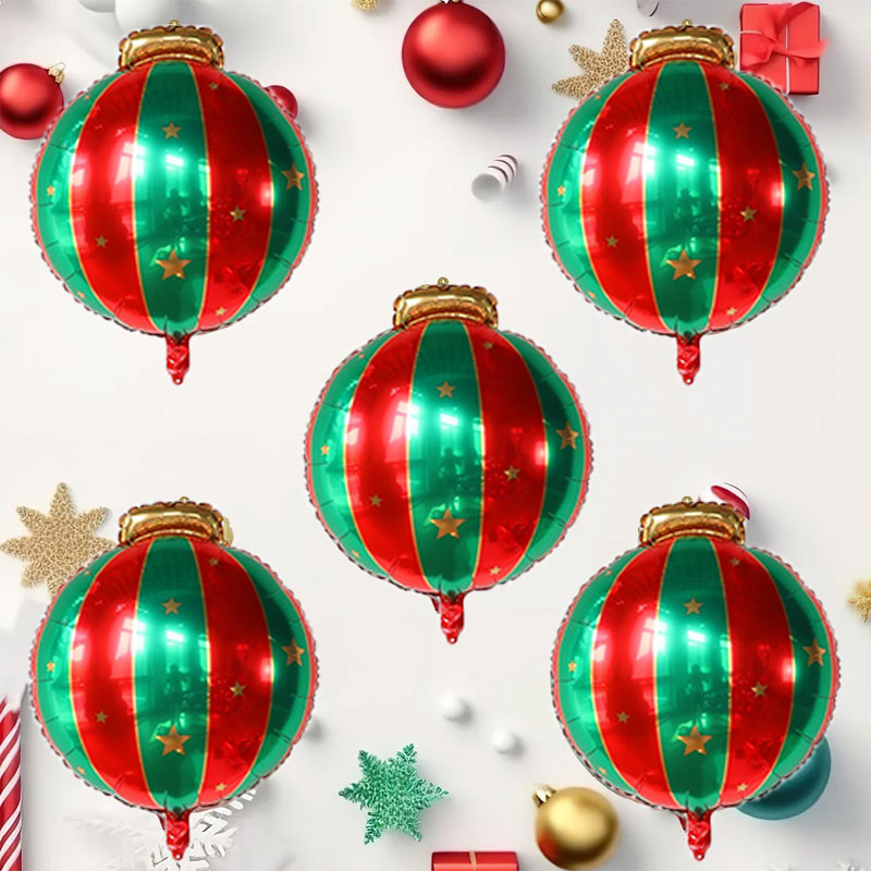 5pcs Red Green Christmas Ball  - Party Event Supply Store 评论和价格