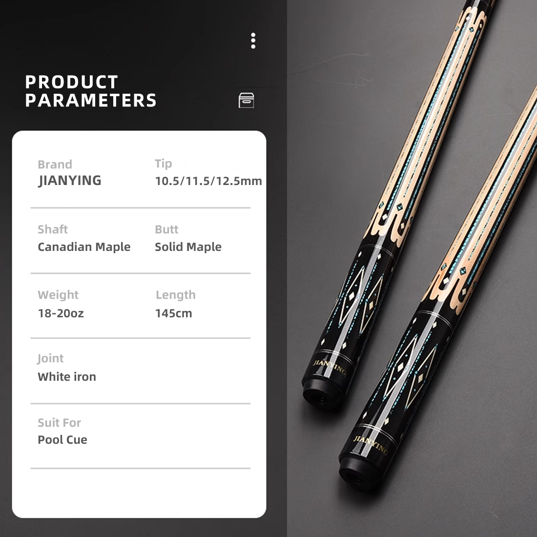 Jianying Pool Cue Stick, Billi - Centerpiece Stick 评论和价格