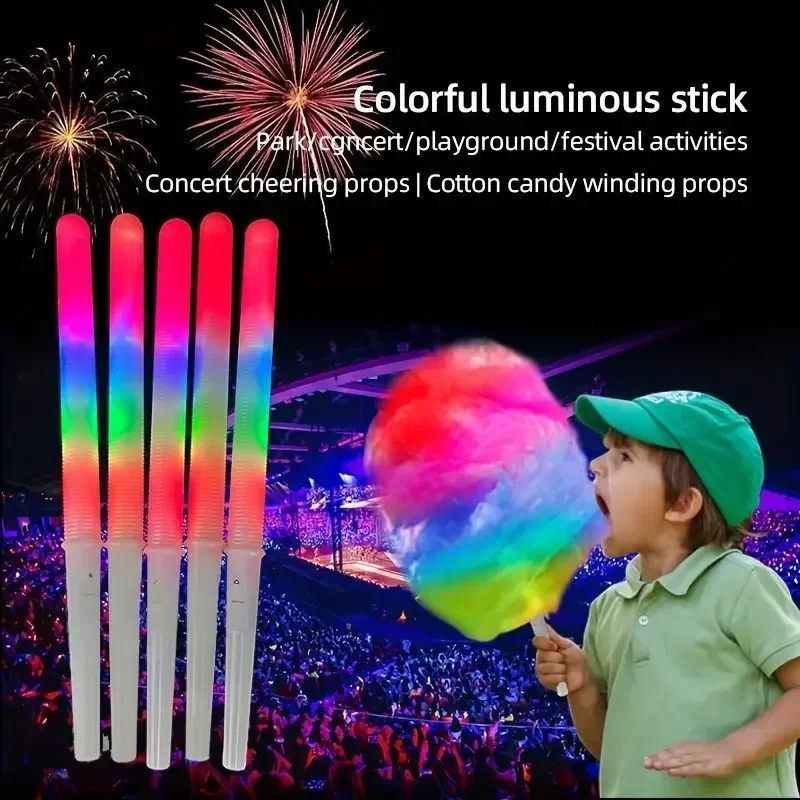 10/30pcs LED Cotton Candy Cone - Cotton Candy Cone 评论和价格