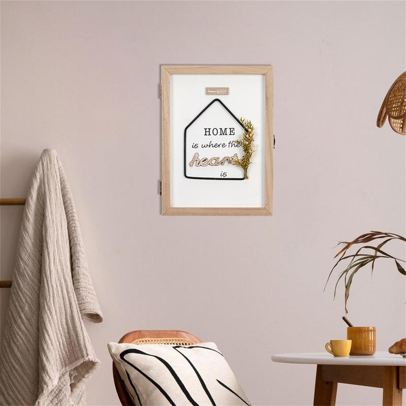 Key Holder Wall Mount Key Box  - Flower Wall Panel 评论和价格