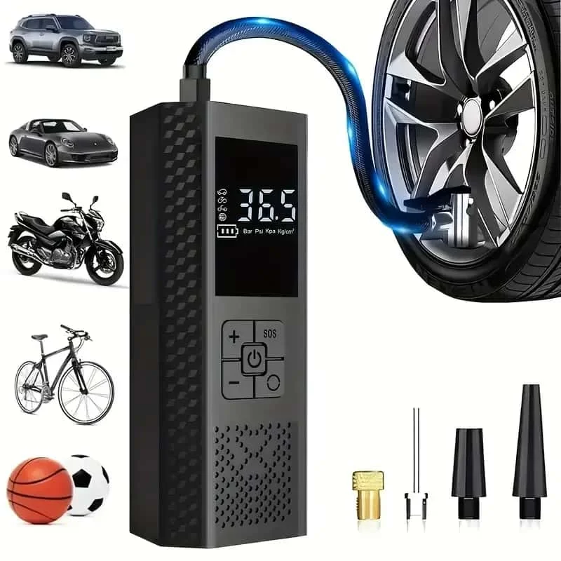 Portable 150 PSI Air Pump with - Led Balloon Light 评论和价格