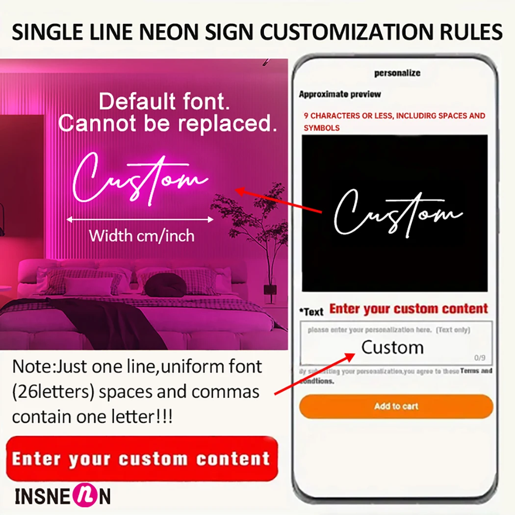 Custom Neon Sign Personalized  - Neon Sign Party 评论和价格