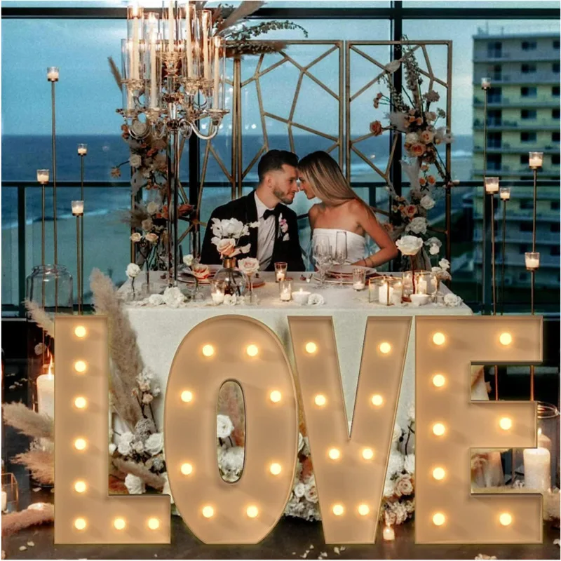 70/100/120cmGiant Letter Led L - Led Balloon Light 评论和价格