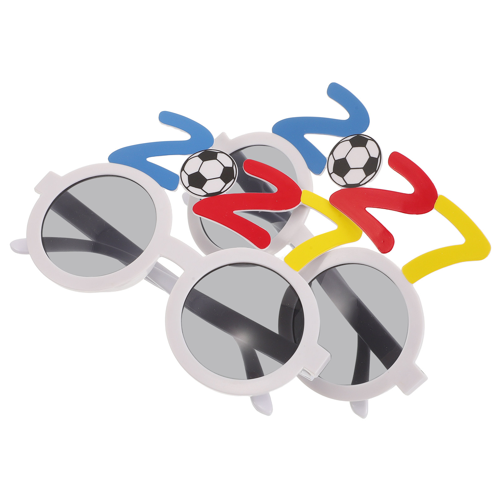 2Pcs 2027 Soccer Party Glasses - Photo Booth Frame 评论和价格