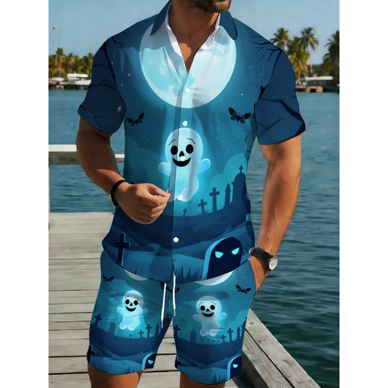 Premium Mens Two Piece Hallowe - Event & Party Supply 评论和价格