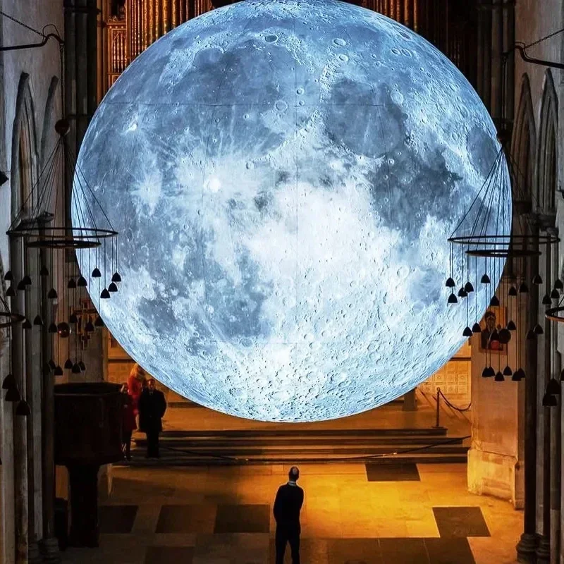 Giant Inflatable Blue Moon Bal - Led Balloon Light 评论和价格