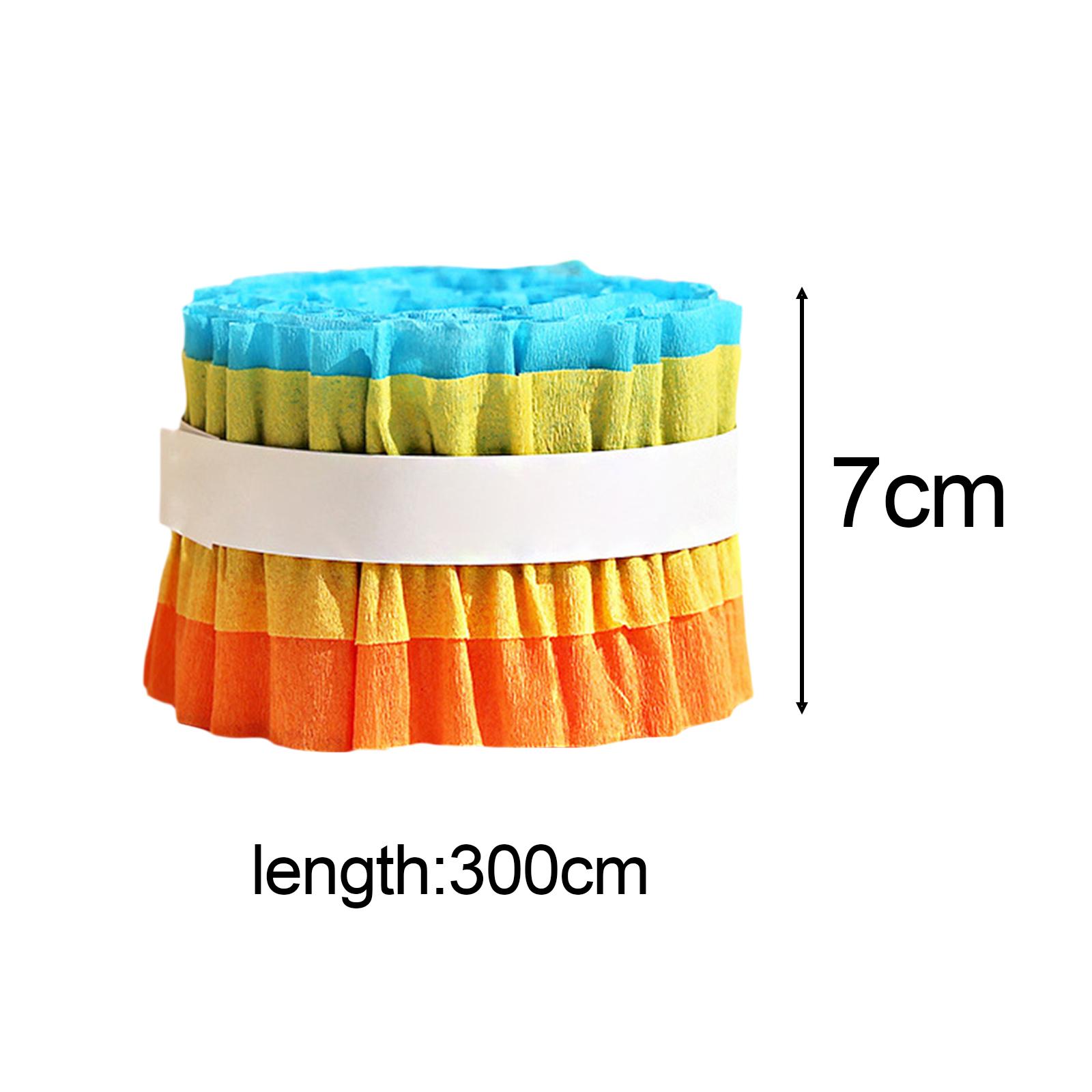 2 Pieces Wrinkle Paper Roll Cr - Papercraft Supply Ribbon 评论和价格